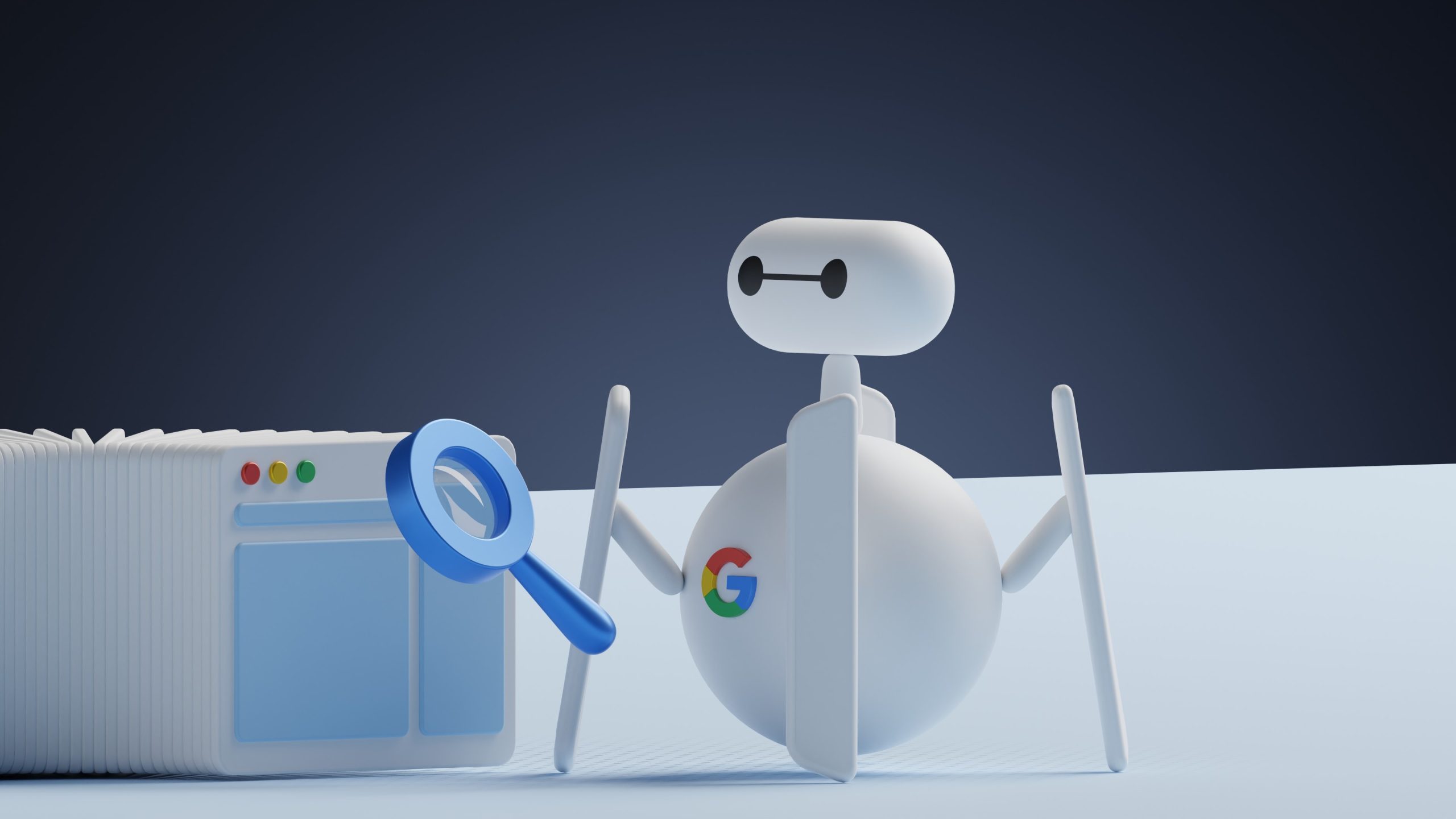 robot de google calculando el pagerank de una web